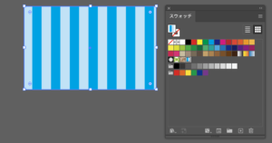 四角をストライプに